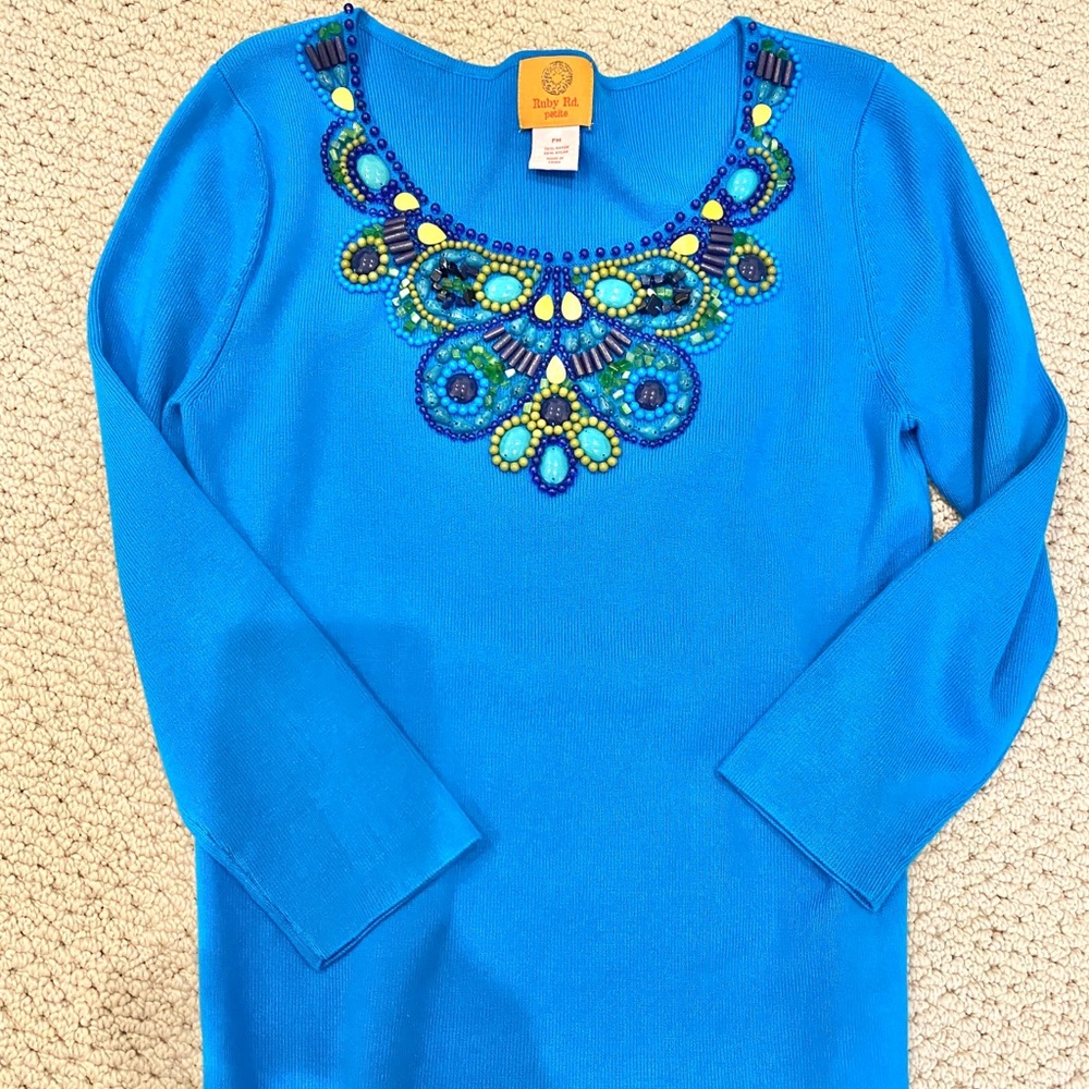 Beaded sweater